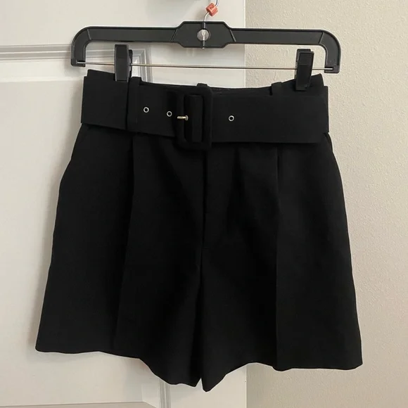 Zara high waisted belted shorts - Picture 4 of 5